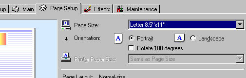 Change the orientation of the paper (Windows) - iP2700 / iP2702