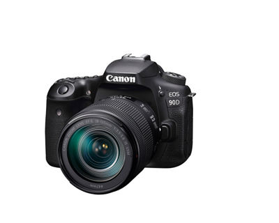Canon EOS 90 - Front slant with EF-S 18-135mm STM lens