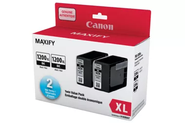 PGI-1200XL Black Pigment Ink Tank Twin Pack