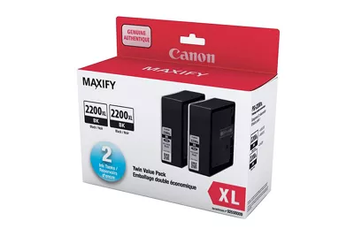 PGI-2200XL Black Twin Ink Value Pack