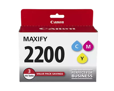 Shop Canon PGI-2200 Cyan, Magenta & Yellow 3 Ink Tank Value Pack Shop Canon PGI-2200 Cyan, Magenta & Yellow 3 Ink Tank Value Pack