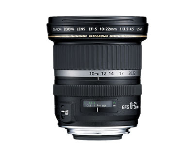 通販好評Canon EF-S 10-22mm F3.5-4.5 USM 純正フード付き レンズ(ズーム)