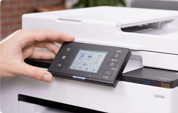 MAXIFY GX2020 - Écran tactile de réglage par la personne