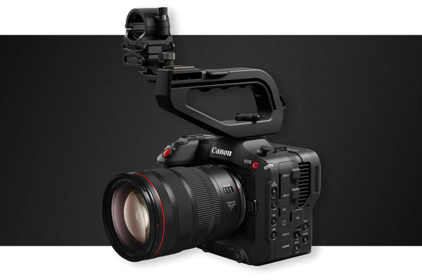 C70 with handle in front of black background