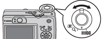 Procedure for using Auto mode on a PowerShot A570 IS.