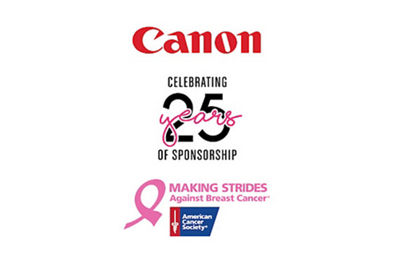 Canon Celebrates 25th Anniversary Sponsoring the American Cancer Society