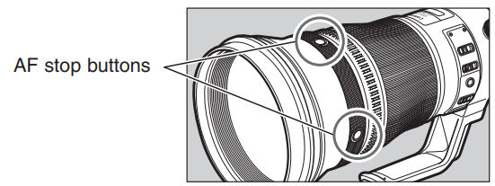 Using the AF Stop Button on the EF 400mm f/2.8L IS III USM lens