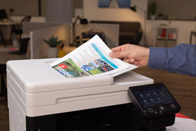 MAXIFY Printer's Top Paper Feeder Used to Scan