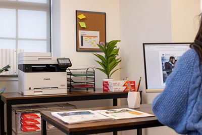 Color imageCLASS MF656Cdw in a Home Office