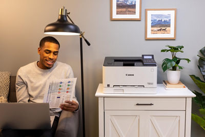 Color imageCLASS LBP633Cdw on a Side Table