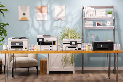 Canon Printers on a Table