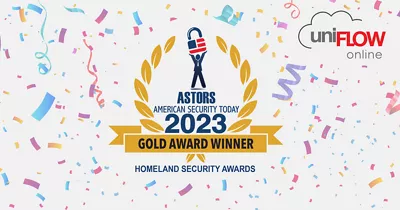 Uniflow printers with Trellix logo