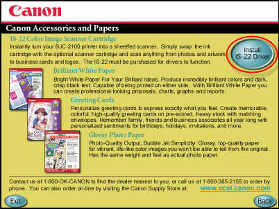 Installing the IS Scan software