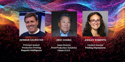 Profile pictures of three speakers