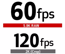 C500 Motion Recording 60fps 120 fps