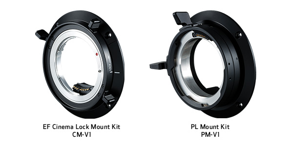 EF Cinema Lock Mount Kit and PL Mount Kit