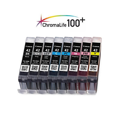 Emballage économique de huit cartouches couleur CLI-42