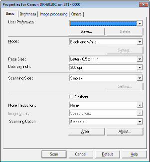 How to adjust brightness settings in CapturePerfect 3.0 for clearer images