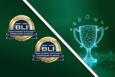 2026 Award for Most Energy Efficient Toner-Based Brand from Keypoint Intelligence