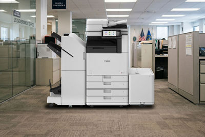 Canon printer in an office