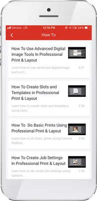 Demonstration of Video Feed in the Canon Large Format App