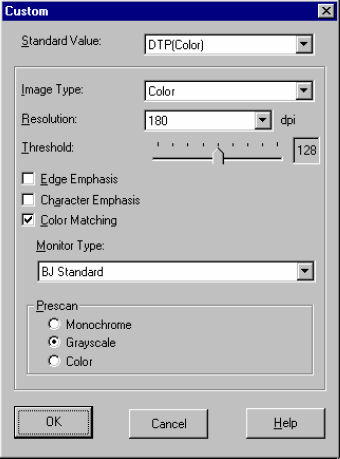 Scanning an image with IS Scan - Windows