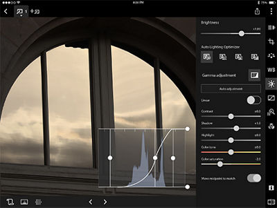 Demonstrating of Brightness and Gamma Adjustment