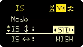 examples of display mode on the CJ45ex13.6B lens