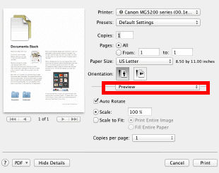 Change Print Quality on Mac OS X - MG6220