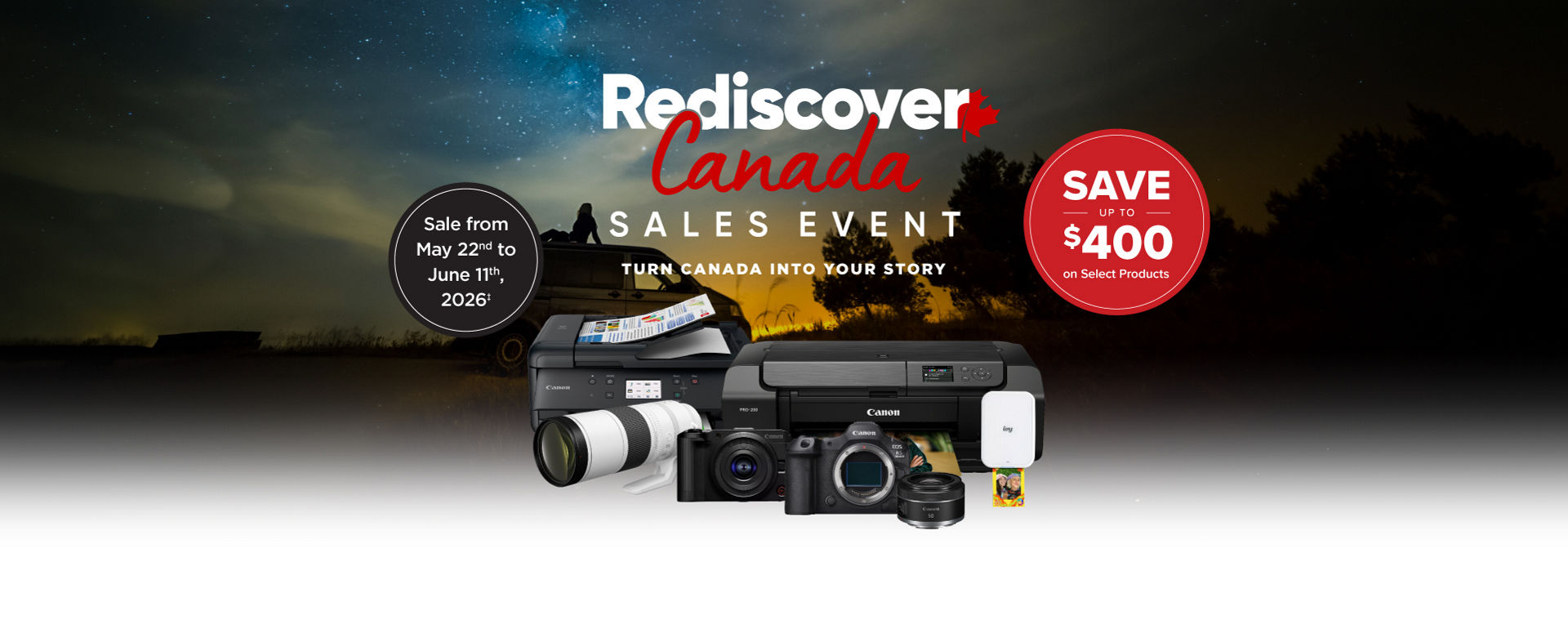 Rediscover Canada Sales Event