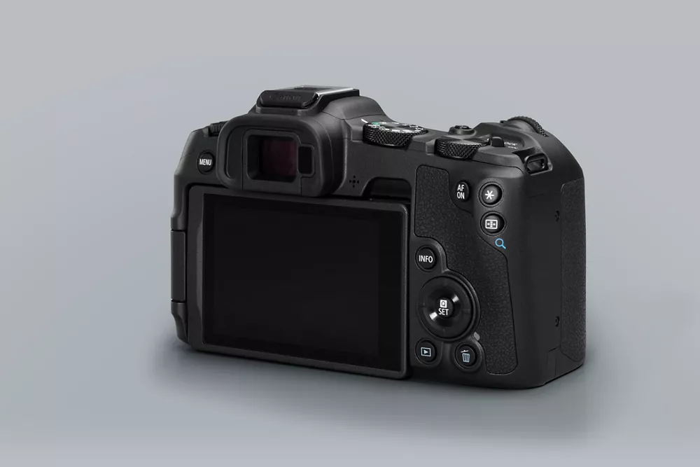 EOS R50 Displaying the Electronic Viewfinder