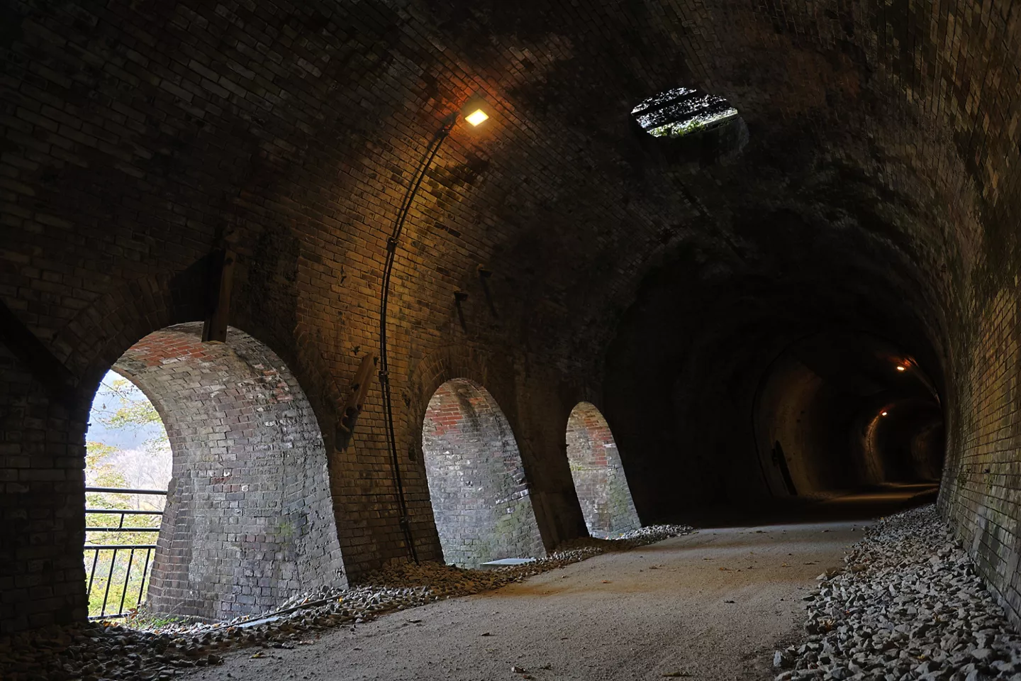 Sample Image of dimly lit tunnel