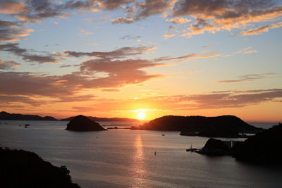 Sunset by the Ocean