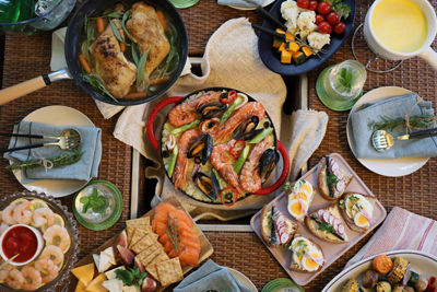 Table Full of Food