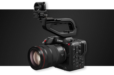 C70 with handle in front of black background