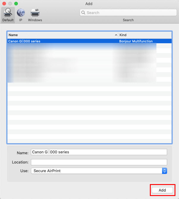 PIXMA G3270 Easy Wireless Connect Setup - macOS