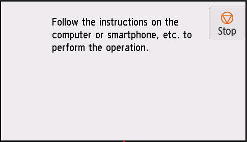 Follow the instructions on the computer or smartphone.