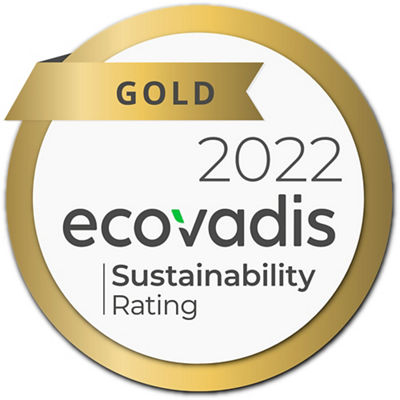 EcoVadis Gold Aqard Logo