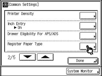 Set the correct paper size