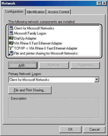 Check the shared folder settings.