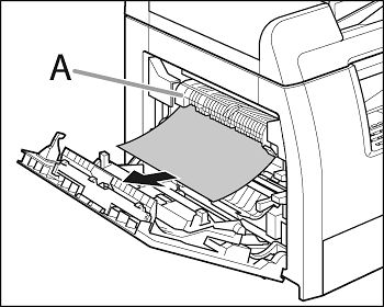 Open Left Cover appears on the display - MF6500 series