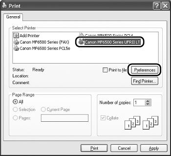 Follow this procedure to print a document from your computer.