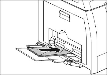 Insert the paper cassette as far as it will go or load paper.