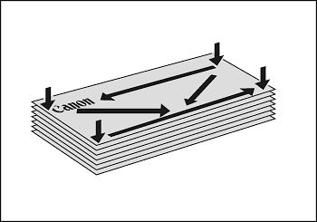 Insert the paper cassette as far as it will go or load paper.