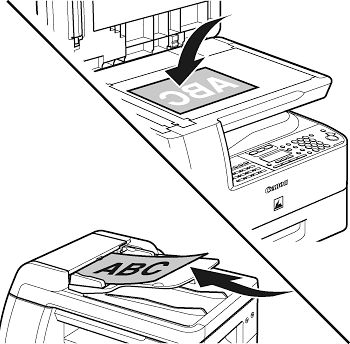 Scanning with [Start] on the Machine
