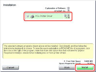 Software Installation for the USB Connection Environment