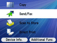 Adjusting the fax settings.
