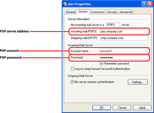 Confirming Necessary Information for Scan to E-Mail and I-fax