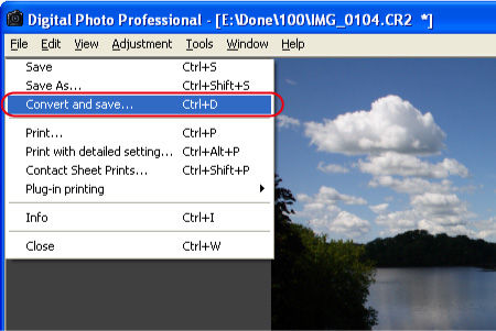 How to process RAW images with Digital Photo Professional (DPP) on a ...