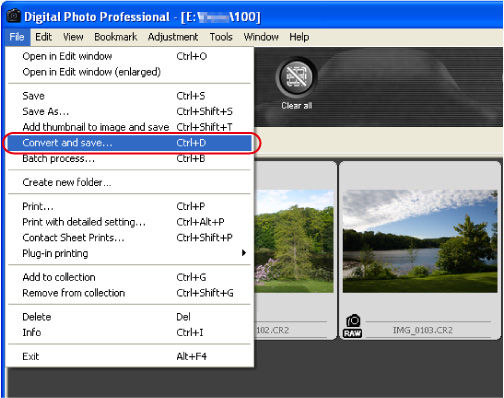 How to trim an image using Digital Photo Professional (DPP).